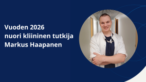 Vuoden 2026 nuori kliininen tutkija kannustaa nuoria lääkäreitä: kannattaa tehdä sekä tutkimusta että potilastyötä