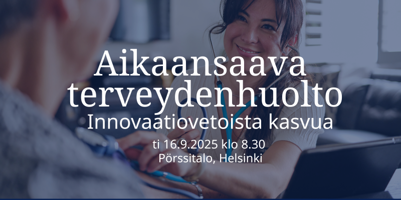 Tule mukaan Aikaansaava terveydenhuolto -tapahtumaan tiistaina 16.9.2025!