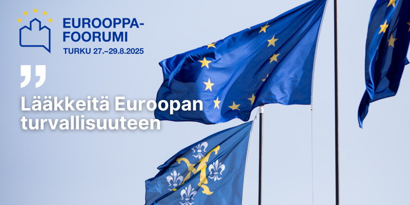 Tule kanssamme Eurooppa-foorumiin!